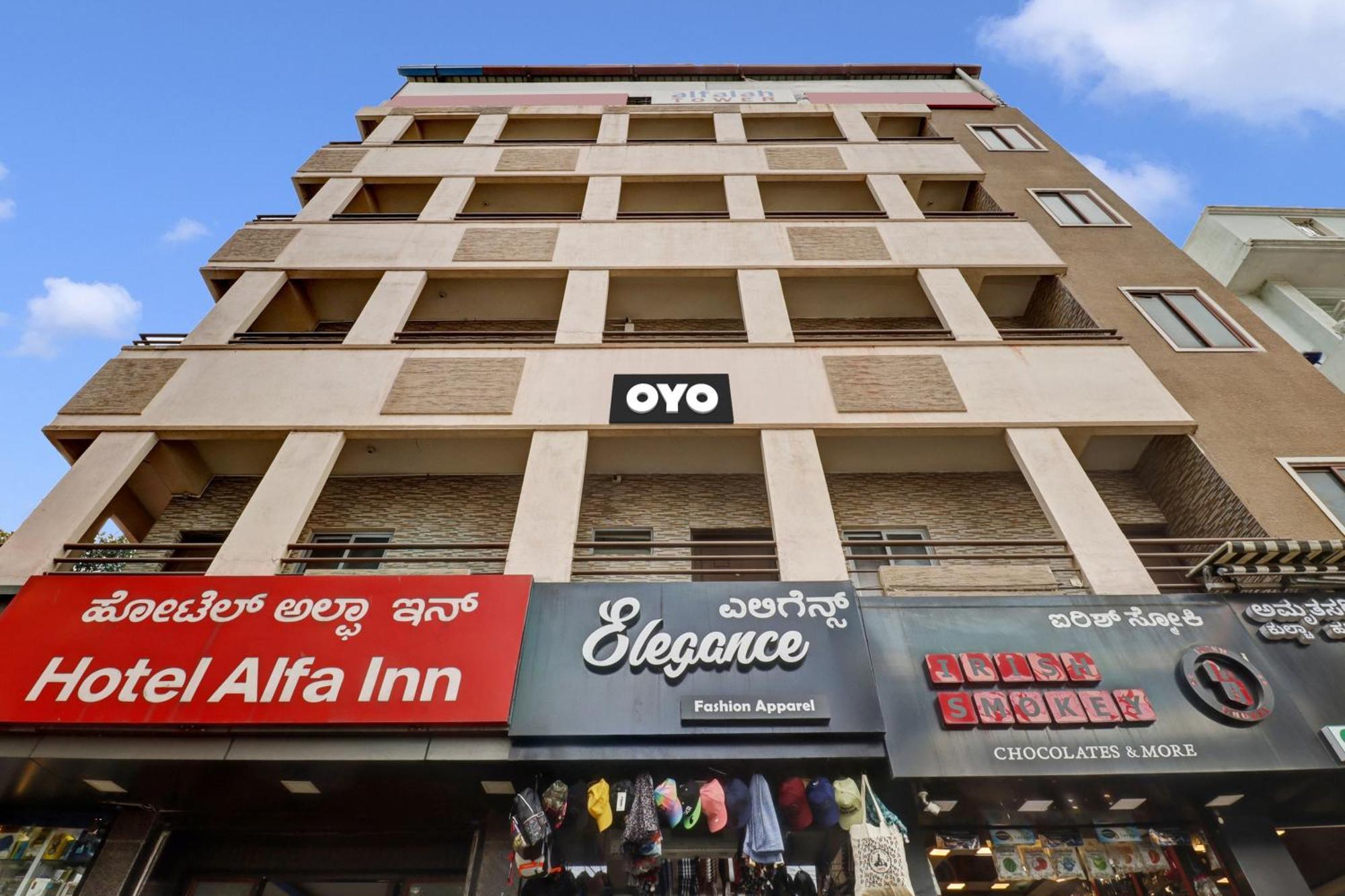 Hotel O Alfa Inn Bangalore Exteriör bild